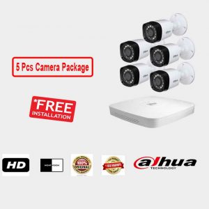 Dahua (5 Pcs CC Camera Package )