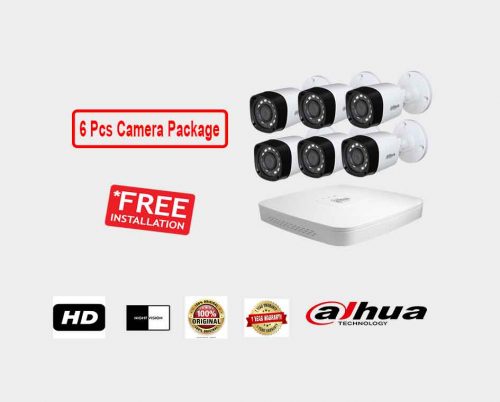 Dahua (6 Pcs CC Camera Package )