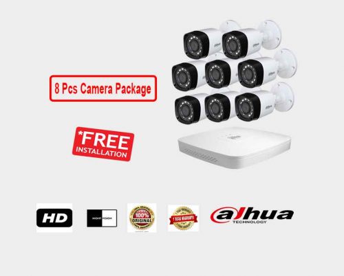 Dahua (8 Pcs CC Camera Package )