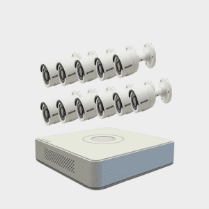 Hikvision (11 Pcs 2 MP Full Color CCTV Camera Package )