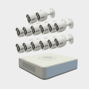 Hikvision (14 Pcs 2 MP Full Color CCTV Camera Package )