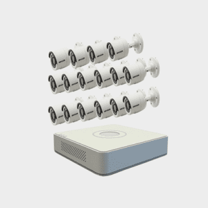 Hikvision (16 Pcs 2 MP Full Color CCTV Camera Package )