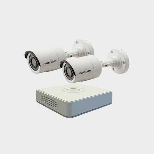 Hikvision (2 Pcs 2 MP CCTV Camera Package )