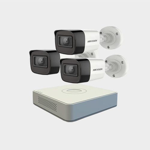 Hikvision (3 Pcs 5 MP CCTV Camera Package )