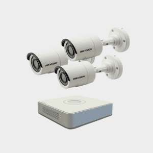 Hikvision (3 Pcs 2 MP Full Color CCTV Camera Package )