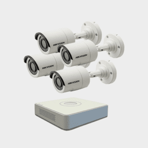 Hikvision (4 Pcs 2 MP Full Color CCTV Camera Package )