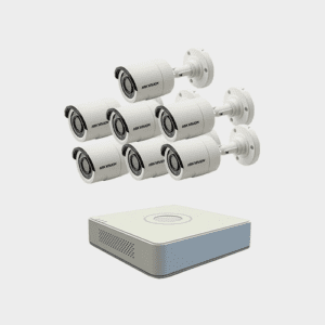Hikvision (7 Pcs 2 MP Full Color CCTV Camera Package )