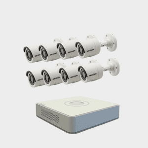 Hikvision (8 Pcs 2 MP Full Color CCTV Camera Package )