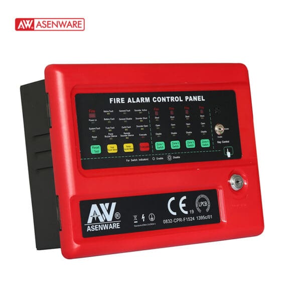 Asenware Conventional 4 Zone Fire Alarm Panel