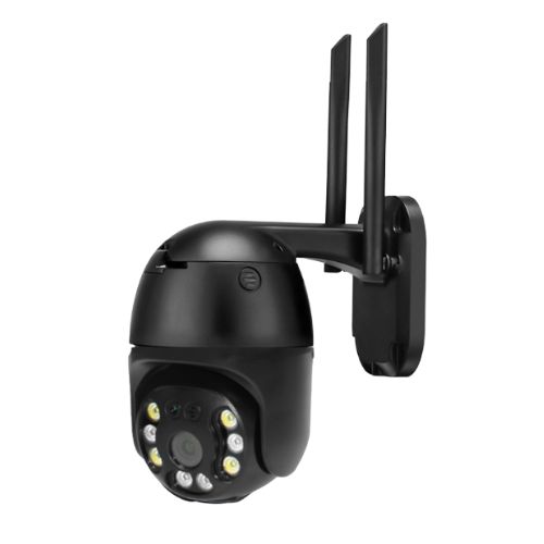 V380 Pro 3MP Full HD PTZ Black Waterproof WiFi IP Camera